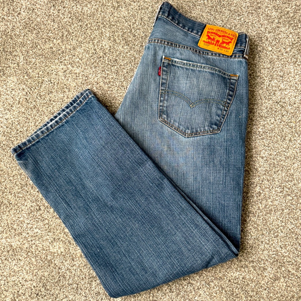 Levi's 559 W36 L30 Relax Fit Men's Blue Jeans